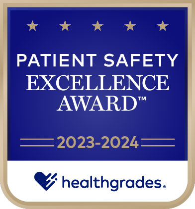 Healthgrades Foothill Regional Patient Safety Recognition 