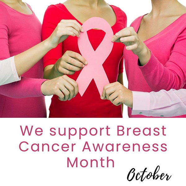 We support Breast Cancer Awareness Month